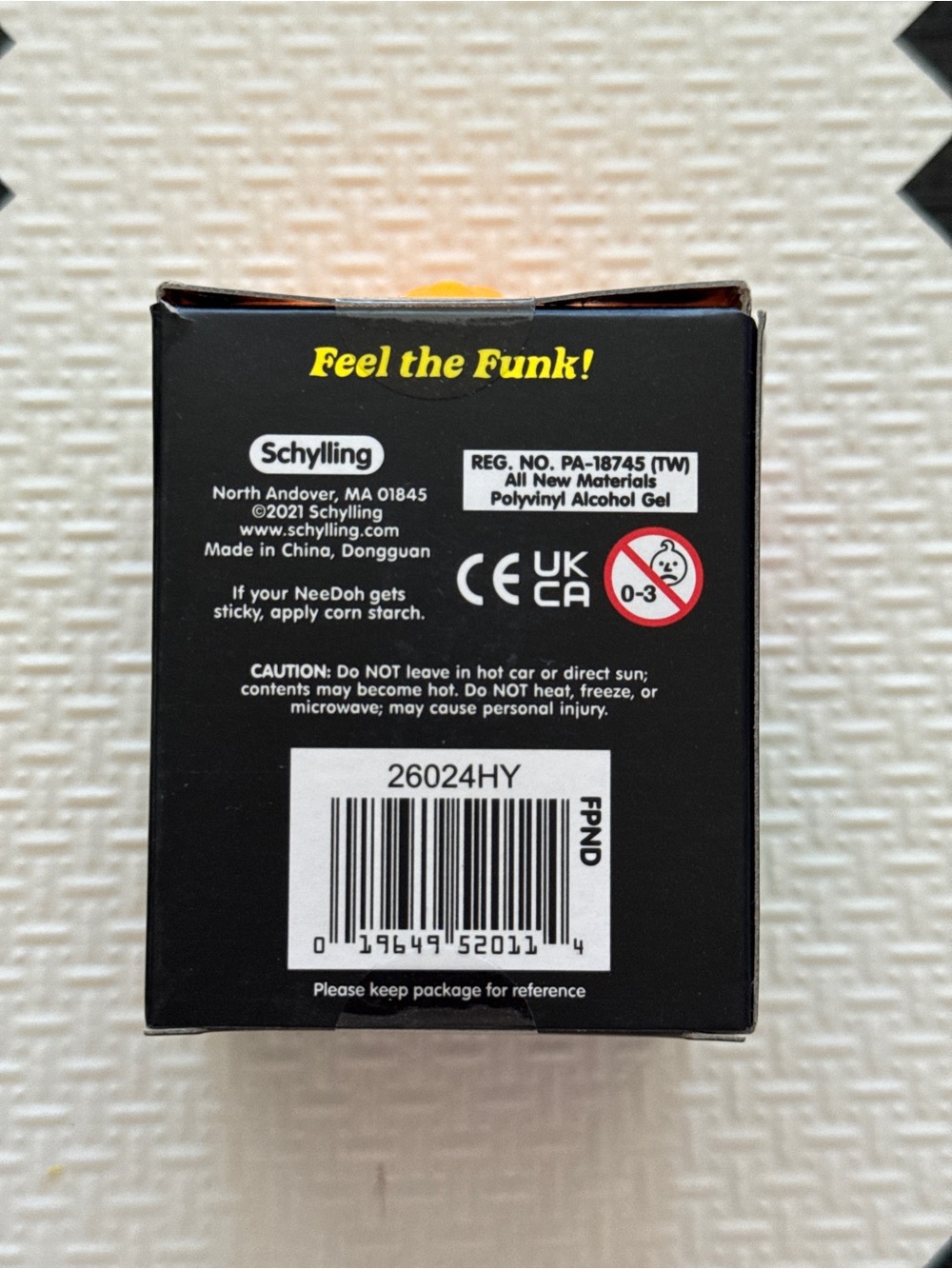 RARE Schylling NeeDoh Funky Pup Neon Orange Fidget Toy NIB - Picture 2 of 6